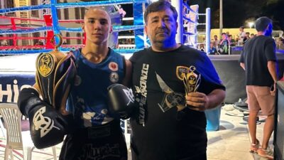 Afyonkarahisar’da düzenlenen profesyonel Muaythai gecesinde 54 kilo Elit Class kategorisinde