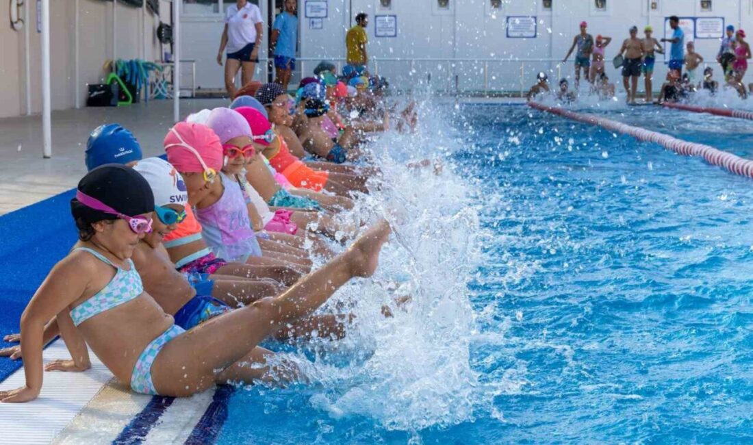 Mersin’de 15 Haziran’da başlayan yüzme kurslarında 5. dönem tamamlandı. Kurslarda