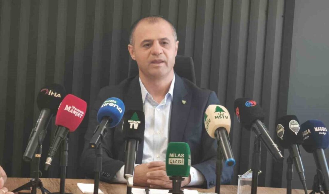 Trendyol 1. Lig’in yeni ekiplerinden Muğlaspor’da Kulüp Başkanı Menaf Kıyanç,