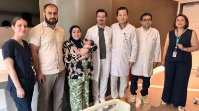 Hamileliğinin 23’üncü haftasında omuriliğinde tümör tespit edilen 34 yaşındaki Amina