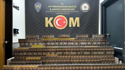 Afyonkarahisar’ın Sultandağı ilçesinde polis ekipleri tarafından gerçekleştirilen operasyonda bin 830