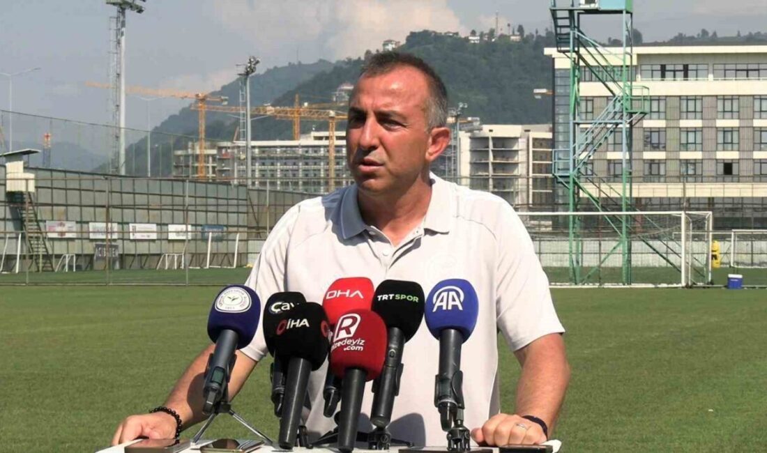Çaykur Rizespor Teknik Direktörü Recep Uçar, Süper Lig’in 3. haftasında