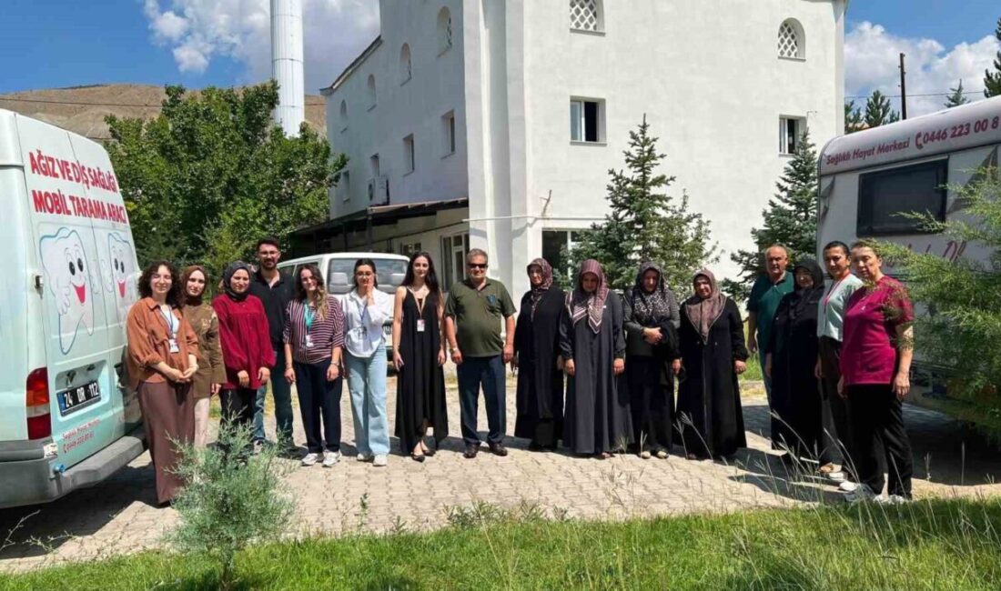 Erzincan İl Sağlık Müdürlüğü Sağlıklı Hayat Merkezi ekiplerince Yurtbaşı Mahallesi’nde