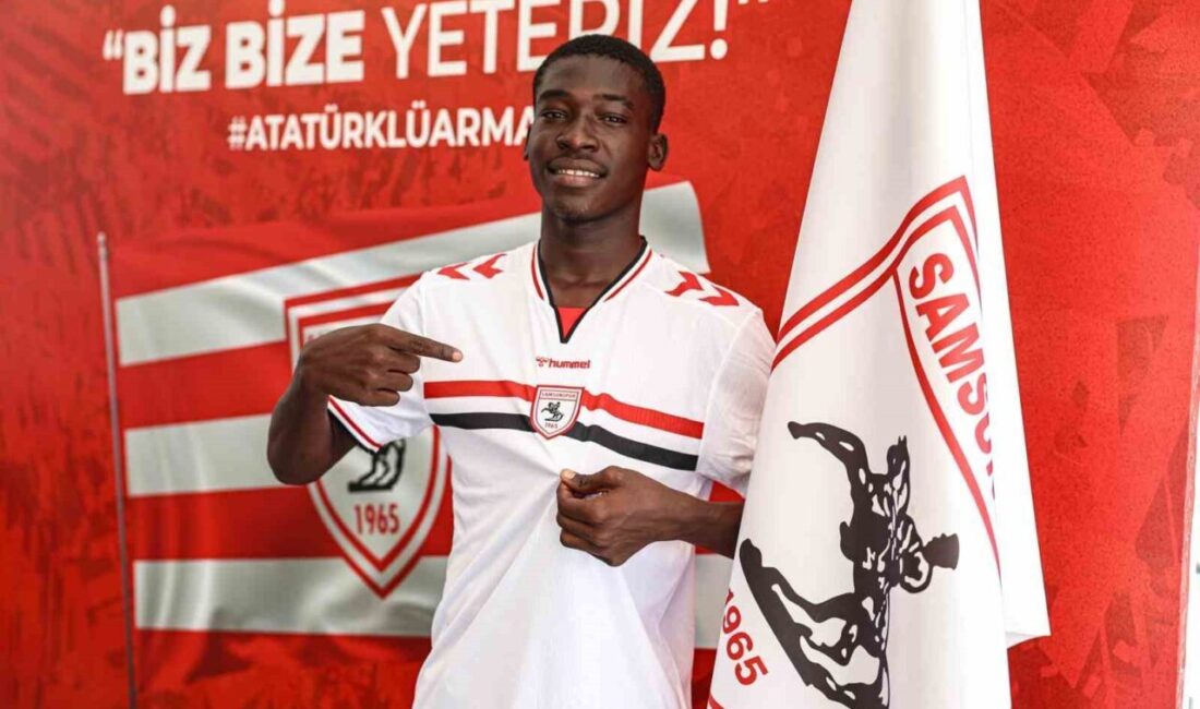 Süper Lig ekiplerinden Samsunspor, 18 yaşındaki Çadlı orta saha oyuncusu