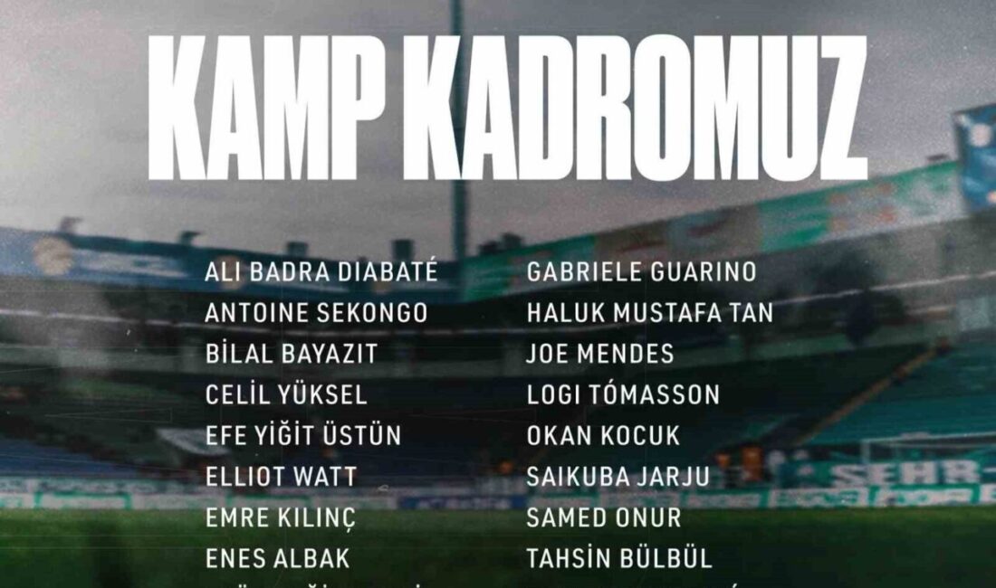 SAMSUN (İHA) – Trendyol Süper Lig ekiplerinden Samsunspor’da forvet Marius