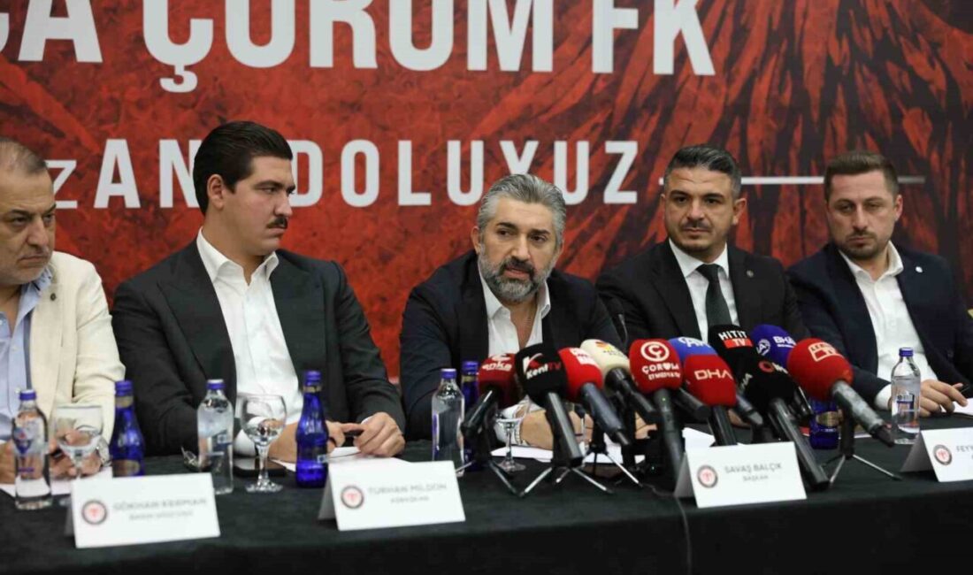 Çorum FK Yönetim Kurulu Başkanı Savaş Balçık, “Benim hedefim Süper