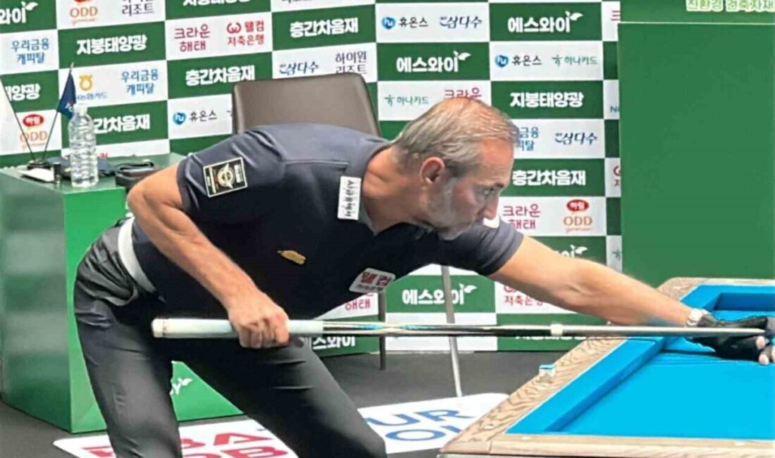 Türk bilardosunun yaşayan efsanesi Semih Saygıner, Kore Profesyonel Bilardo Ligi