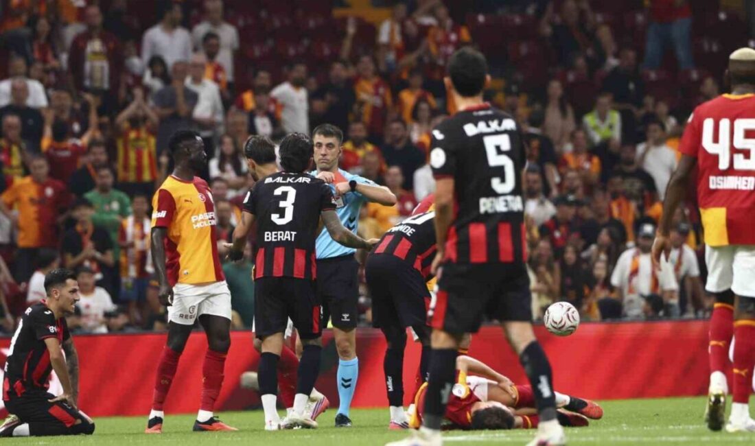 Süper Lig’de 2026-2027 sezonunun ilk kırmızı kartı, Galatasaray ile Çorum