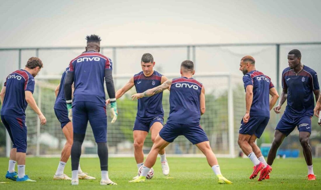 Trabzonspor bugün Mehmet Ali Yılmaz Tesisleri’nde yaptığı çalışma ile yeni
