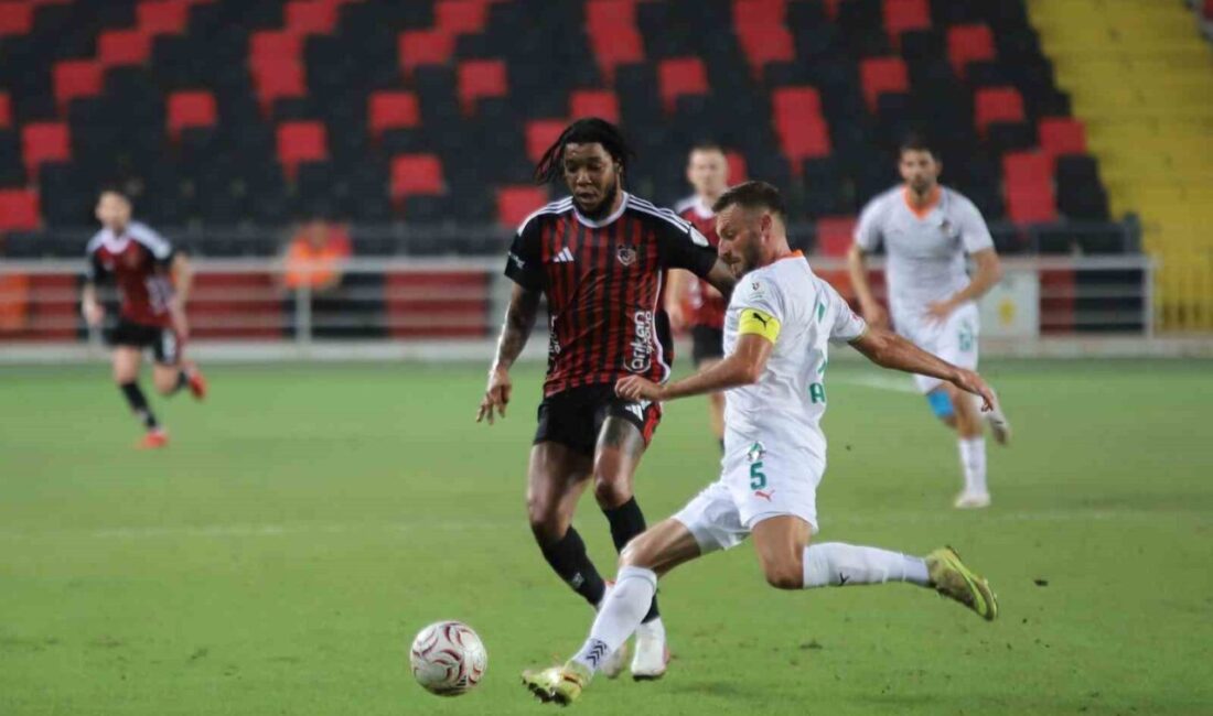 Gaziantep Futbol Kulübü, Trendyol Süper Lig’in 1. haftasında ağırladığı Alanyaspor