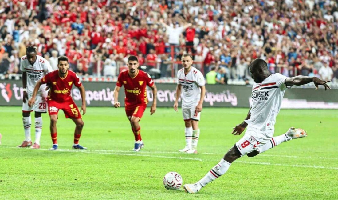Trendyol Süper Lig’in 1. haftasının kapanış maçında Samsunspor sahasında Göztepe
