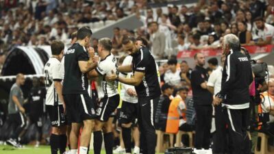 Beşiktaş’ın Belçikalı yıldızı Leandro Trossard, Kauno Zalgiris maçının 71. dakikasında