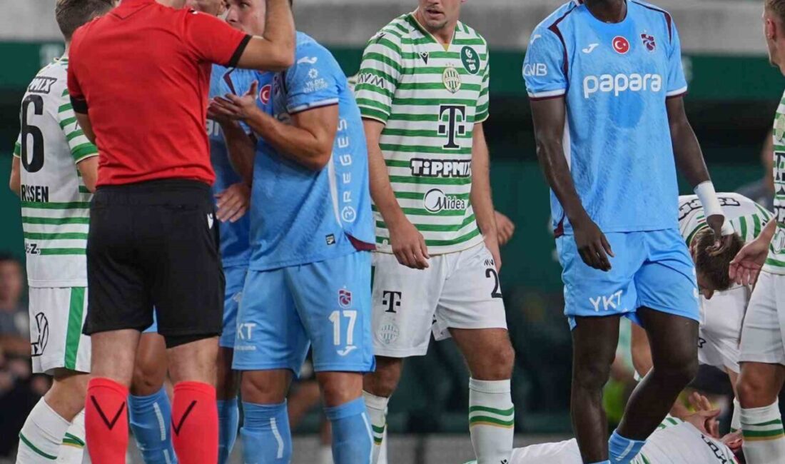 UEFA Avrupa Ligi play-off turu rövanş maçında Trabzonspor, deplasmanda Macaristan