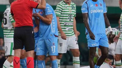 UEFA Avrupa Ligi play-off turu rövanş maçında Trabzonspor, deplasmanda Macaristan