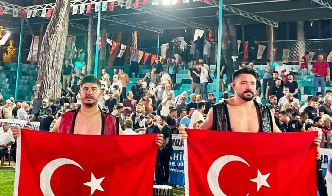 Hatay’ın Yayladağı ilçesinde düzenlenen Türk Devletleri Dünya Aba Güreşi Şampiyonası’nda