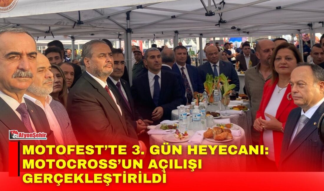 Afyonkarahisar’da bu yıl 9’uncu kez düzenlenen Motofest ve Motocross organizasyonunda