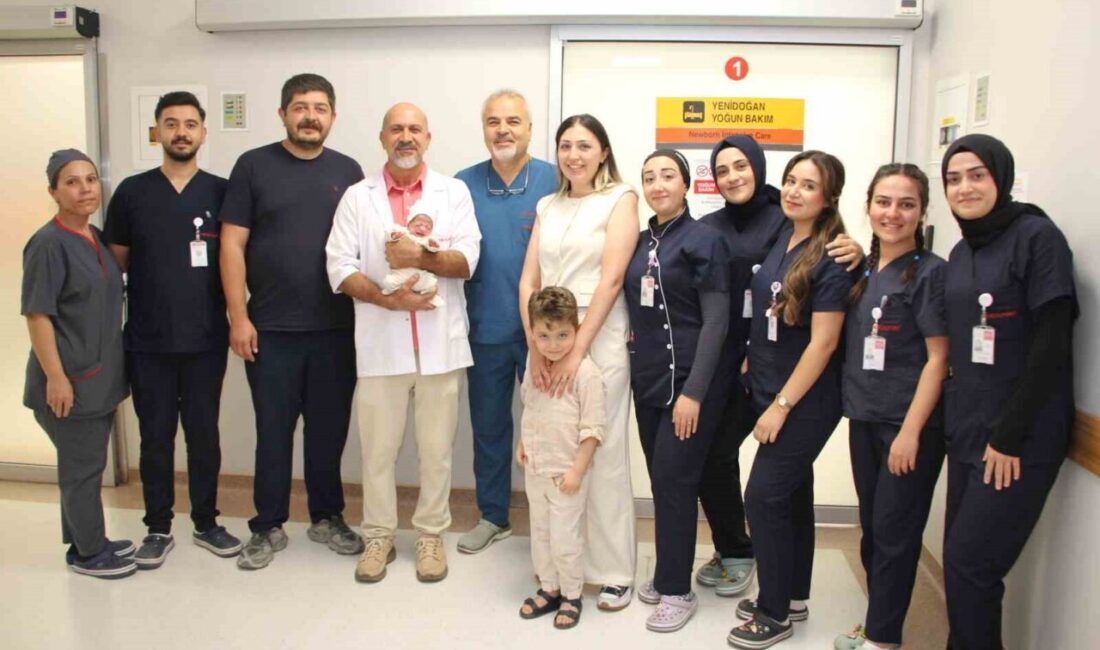 Gaziantep’te 25 haftalık olarak 830 gram ağırlığında dünyaya gelen prematüre