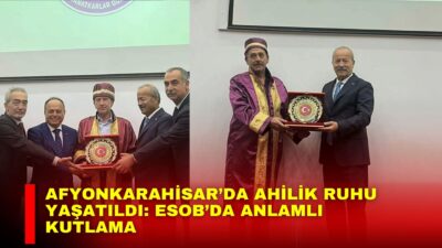 Afyonkarahisar Esnaf ve Sanatkarlar Odaları Birliği (ESOB), Ahilik Haftası dolayısıyla