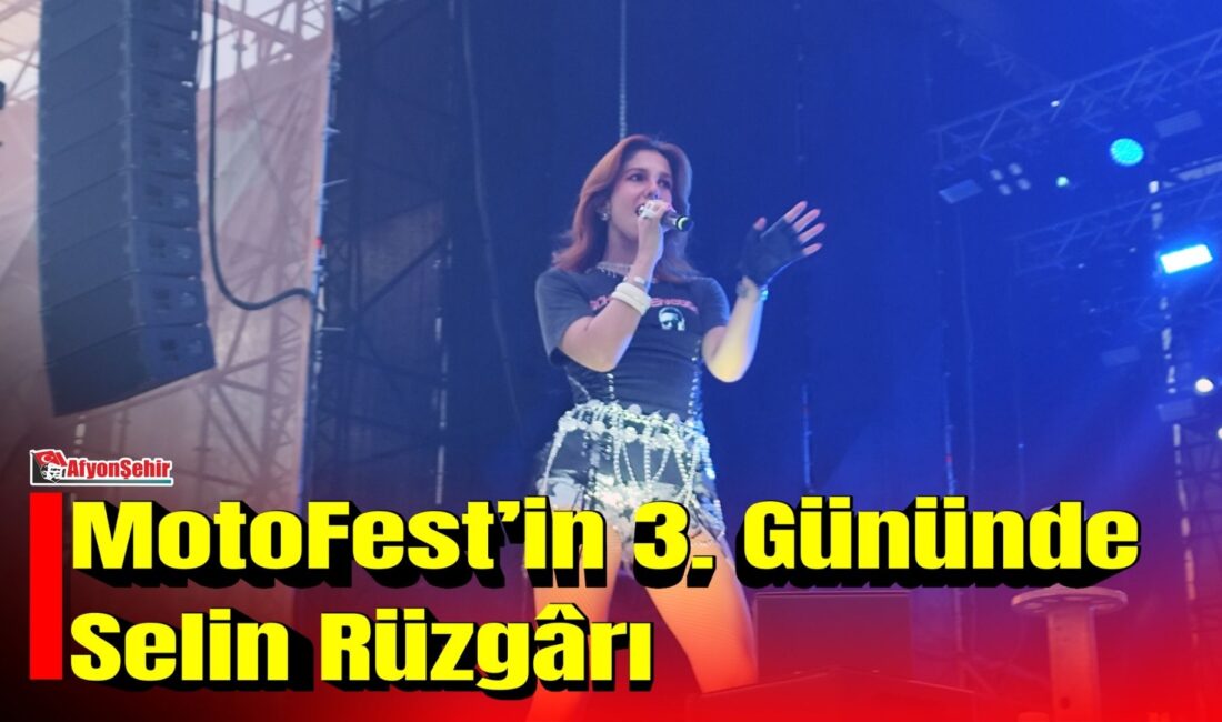 Afyonkarahisar’da bu yıl 9’uncusu düzenlenen MotoFest’in üçüncü günü, müzik ve