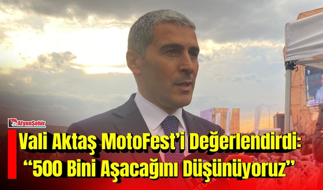Afyonkarahisar Valisi Naci Aktaş, 9. NG Afyon Motofest kapsamında gerçekleştirilen