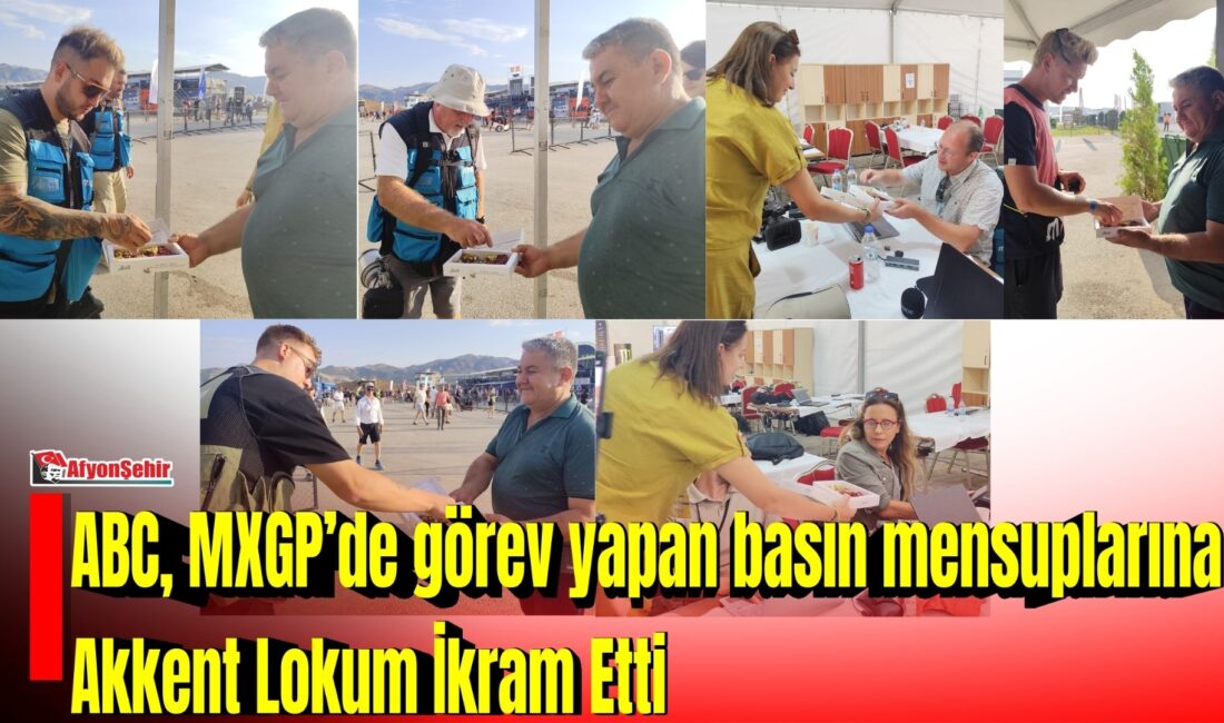 Afyon Basın Cemiyeti, MXGP’de görev yapan basın mensuplarını unutmadı Afyon Basın Cemiyeti Başkanı Hakan Dilek ve Yönetim Kurulu Üyesi