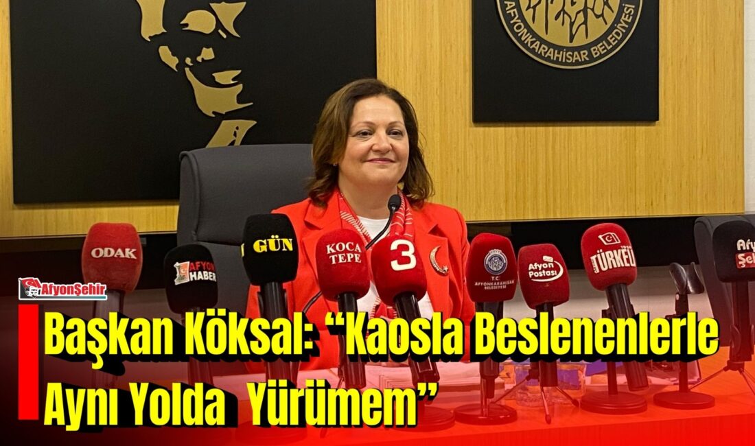 Afyonkarahisar Belediye Başkanı Burcu Köksal, Eylül ayı Belediye Meclis Toplantısı’nda