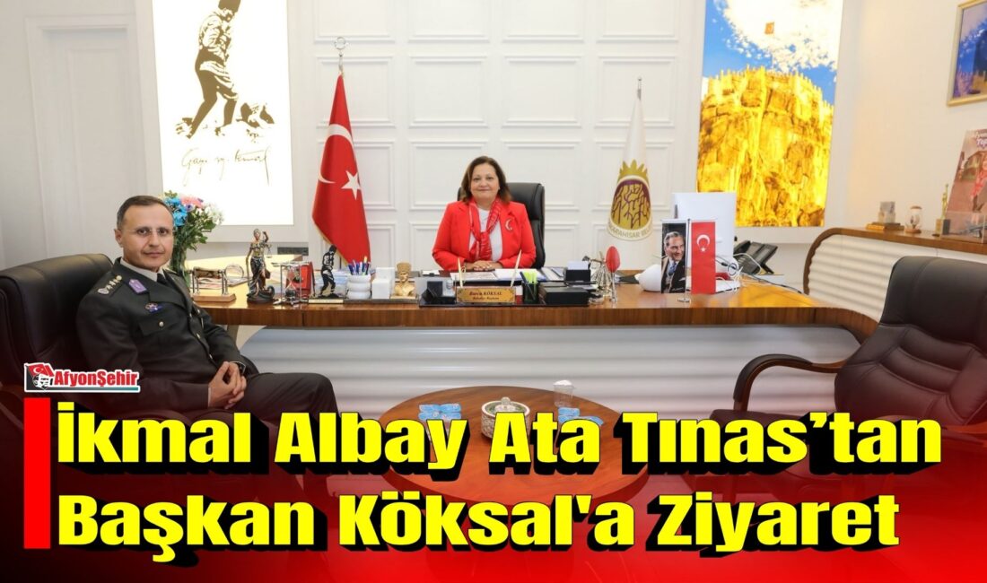 Afyonkarahisar Belediye Başkanı Burcu Köksal, Kara Kuvvetleri Lojistik Komutanlığına atanan