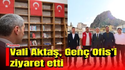 Afyonkarahisar Valisi Dr. Naci Aktaş, Afyonkarahisar Gençlik Merkezi bünyesinde faaliyet