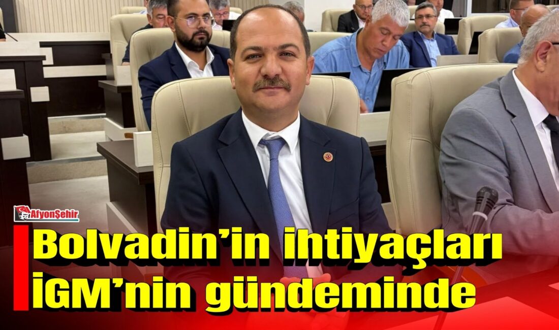 Afyonkarahisar İl Genel Meclisinin eylül ayı toplantıları sürüyor. Toplantılarda Afyonkarahisar’ın