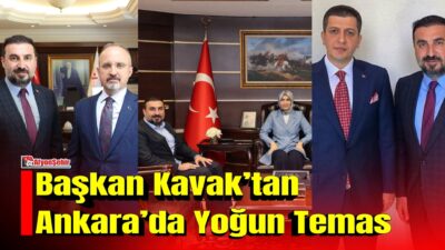 AK Parti Afyonkarahisar İl Başkanı Dr. Özgür Kavak, Ankara ziyaretleri