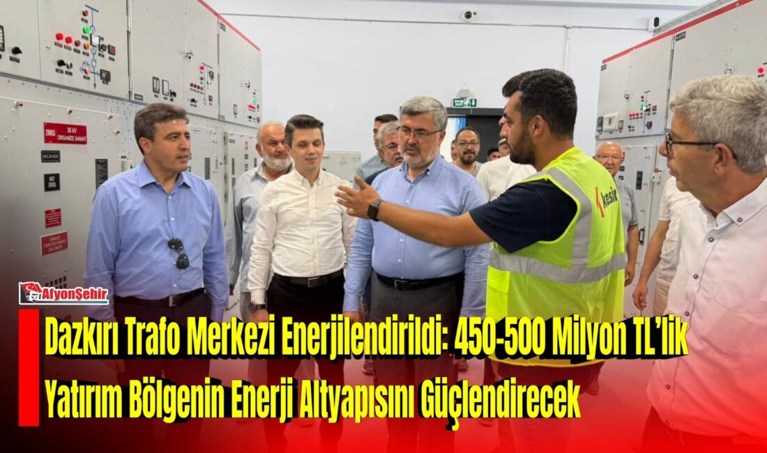 AK Parti Afyonkarahisar Milletvekili Ali Özkaya, TEİAŞ tarafından yapımı gerçekleştirilen