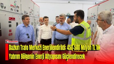 AK Parti Afyonkarahisar Milletvekili Ali Özkaya, TEİAŞ tarafından yapımı gerçekleştirilen
