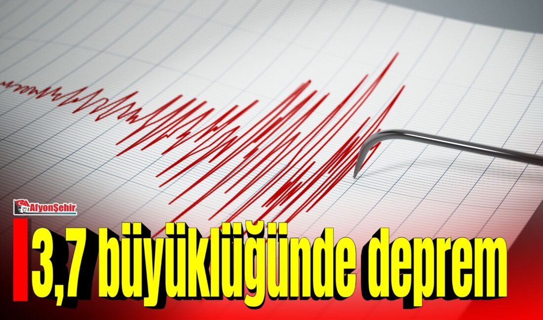 Manisa’nın Yunusemre ilçesinde 3,7 büyüklüğünde bir deprem meydana geldi.