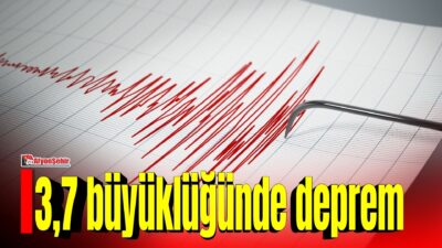 Manisa’nın Yunusemre ilçesinde 3,7 büyüklüğünde bir deprem meydana geldi.