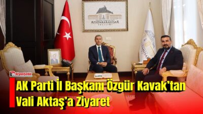 AK Parti Afyonkarahisar İl Başkanlığı görevine yeni başlayan Dr. Özgür