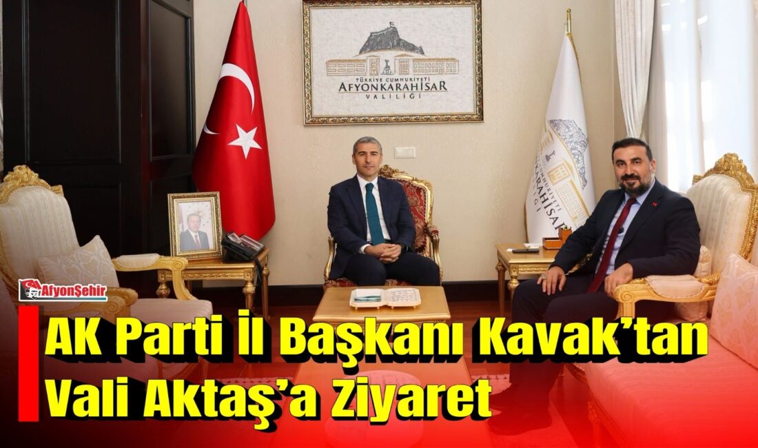 AK Parti Afyonkarahisar İl Başkanlığı görevine yeni başlayan Dr. Özgür