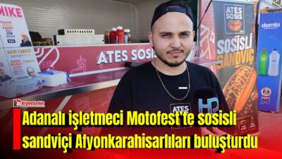 Afyonkarahisar’da bu yıl 9’uncusu düzenlenen Motofest, farklı şehirlerden gelen esnaf