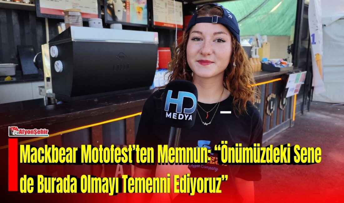 Afyonkarahisar’da düzenlenen Motofest’te yer alan Mackbear, festivalin yoğun ilgisinden ve