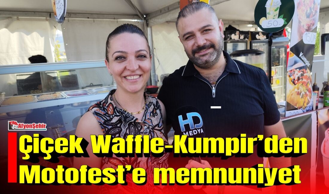 Afyonkarahisar’da düzenlenen Motofest, farklı şehirlerden gelen işletmelerin de katılımıyla devam