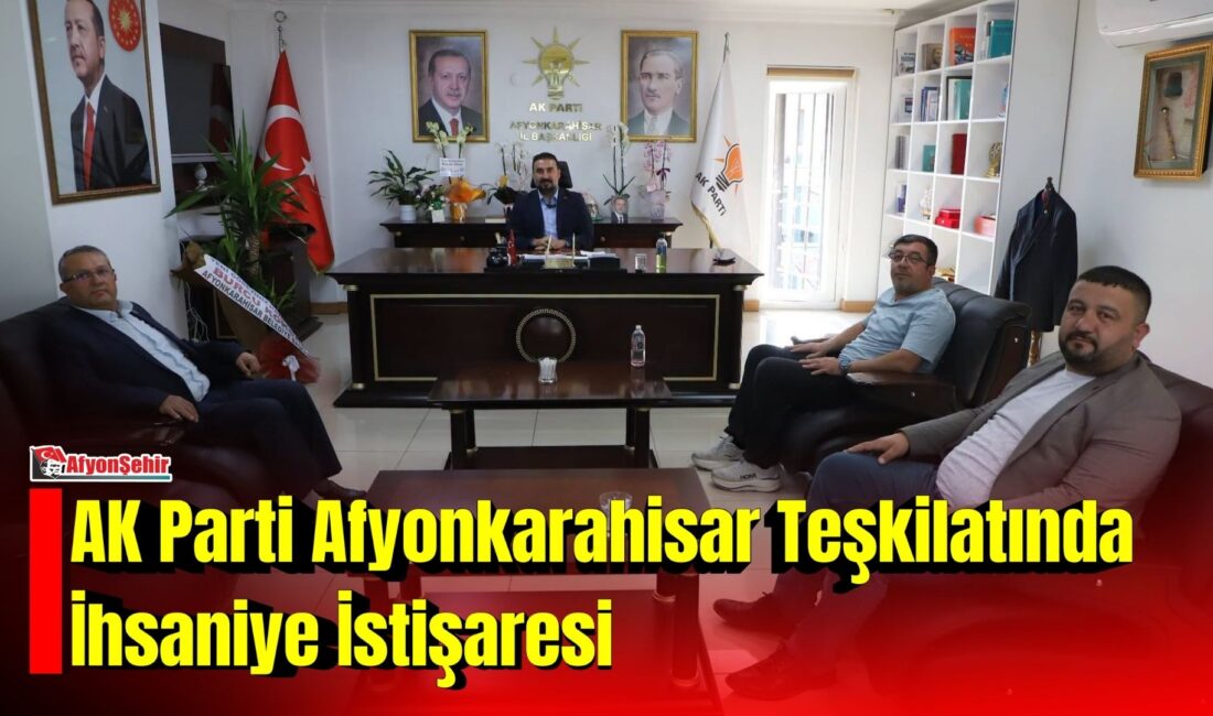 AK Parti Afyonkarahisar İl Başkanı Özgür Kavak, İhsaniye İl Genel