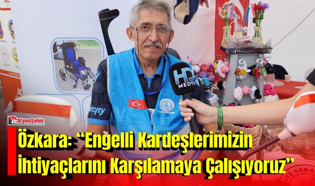 Motofest’in 3. gününde festival alanındaki standında Afyonşehir’e özel açıklamalarda bulunan Türkiye