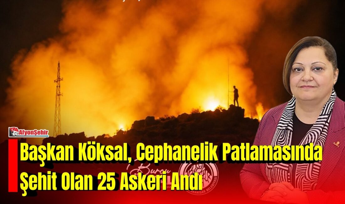Afyonkarahisar Belediye Başkanı Burcu Köksal, 2012 yılında kentte meydana gelen