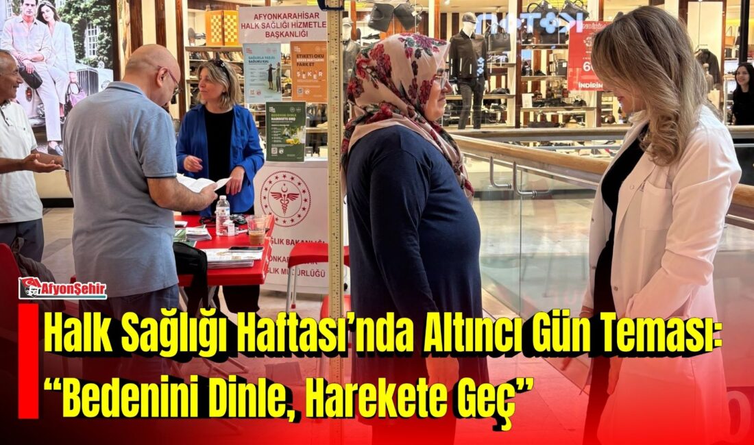 İl Sağlık Müdürlüğü tarafından Halk Sağlığı Haftası kapsamında düzenlenen etkinliklerin