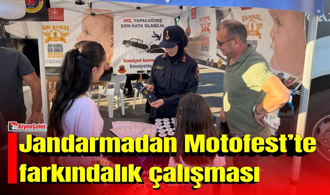 Afyonkarahisar İl Jandarma Komutanlığı ekiplerince, 4-6 Eylül 2026 tarihleri arasında
