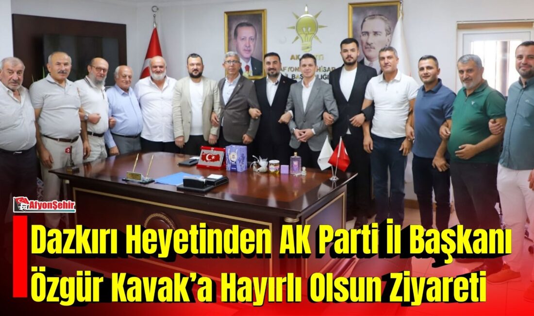 Dazkırı Belediye Başkanı Fatih Çiçek ve AK Parti Dazkırı İlçe