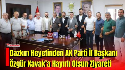 Dazkırı Belediye Başkanı Fatih Çiçek ve AK Parti Dazkırı İlçe