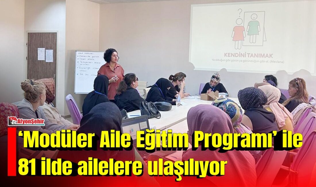 Aile ve Sosyal Hizmetler Bakanlığı tarafından aile yapısını güçlendirmek amacıyla