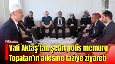 Afyonkarahisar Valisi Dr. Naci Aktaş, İstanbul’da görev başında şehit olan