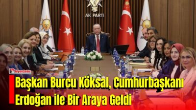 Afyonkarahisar Belediye Başkanı Burcu Köksal, Cumhurbaşkanı ve AK Parti Genel Başkanı Recep Tayyip