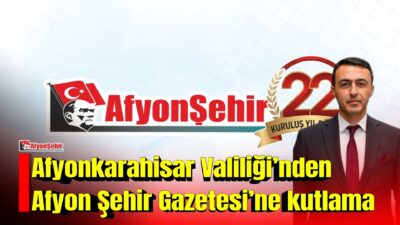 Basın İlan Kurumu Konya Bölge Müdürü Halil İbrahim Parlak, Afyon Şehir Gazetesi’nin 22.